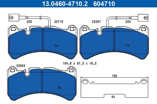 Brake Pad Set, disc brake