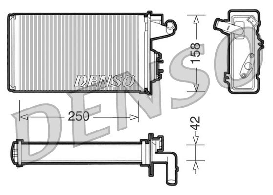 Heat Exchanger, interior heating FIAT Tempra / Tipo LANCIA D