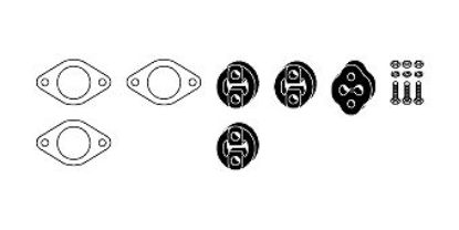 Mounting Kit, exhaust system Kia Carnival