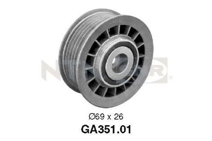 Deflection/Guide Pulley, V-ribbed belt E-CLASS (W210), S-CLASS (W221)
