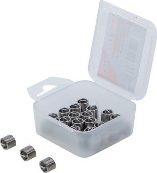 Tool Assortment, thread insert 25-piece Thread Repair Inserts M7 x 1.0