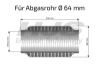 Flex Hose, exhaust system 64x200mm tugev sisu
