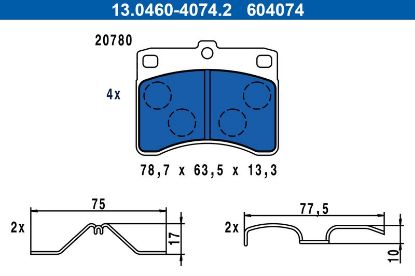 Brake Pad Set, disc brake