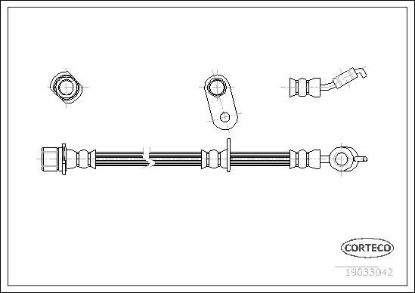 Brake Hose Subaru 26540FE010