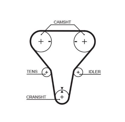 Timing Belt CT1047 323 BJ 1.5 16V - ( 21 )