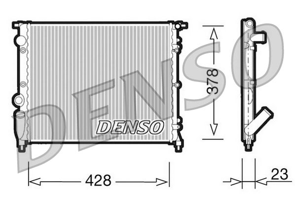 Radiator, engine cooling RENAULT Clio 1.2 / 1.4 Expre