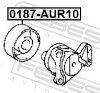Tensioner Pulley, V-ribbed belt TOYOTA 16603-27011