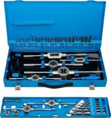 Thread Cutter Set 44-piece Tap and Die Set, HSS G Steel