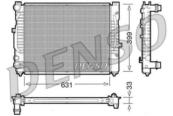 Radiator, engine cooling VOLKSWAGEN Passat V / AUDI A
