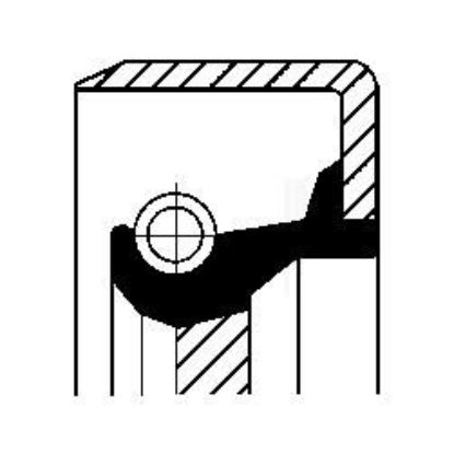 Shaft Seal, manual transmission PSA 40000090