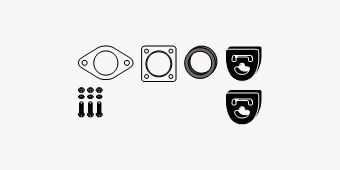 Mounting Kit, exhaust system MERCEDES Sprinter