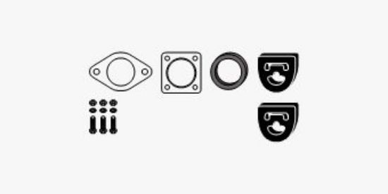 Mounting Kit, exhaust system MERCEDES Sprinter