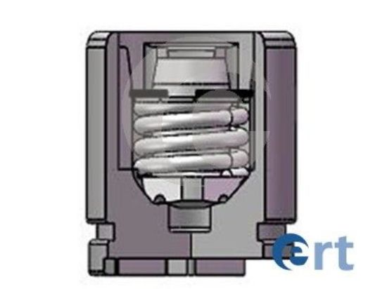 Piston, brake caliper