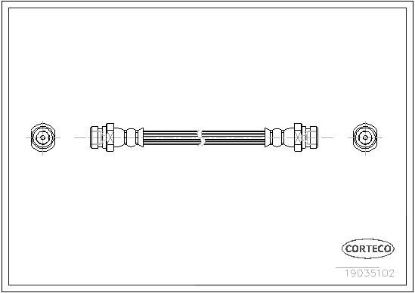 Brake Hose Mitsubishi MR129784