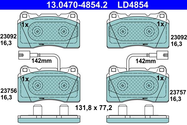 Brake Pad Set, disc brake
