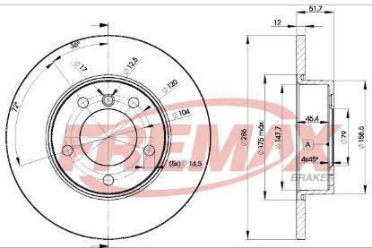 Brake Disc Bmw (L10404)