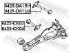 Control/Trailing Arm, wheel suspension MITSUBISHI MR130480