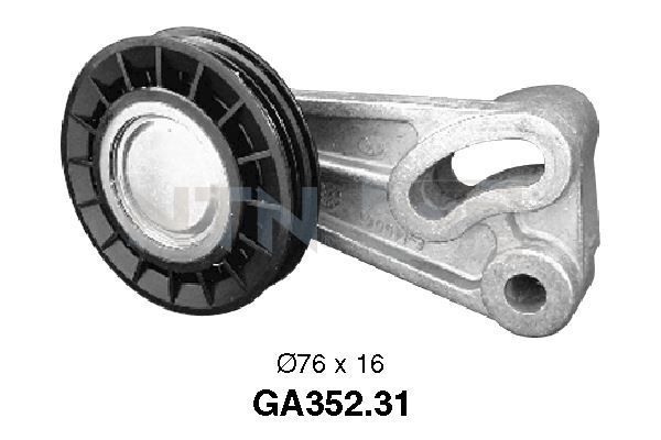 Tensioner Pulley, V-ribbed belt Ford