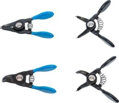 Pliers Set, circlip 4-piece Snap Ring Pliers Set for small Locking Cir