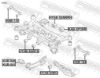 Mounting, control/trailing arm HYUNDAI 55270-C5000, KIA 55270-C5000