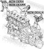 Mounting, engine MAZDA D652-39-070B