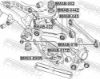 Mounting, control/trailing arm BMW 33 32 6 763 092