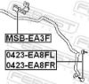 Link/CoupIing Rod, stabiliser CHRYSLER MR297333, GM 96403099, MITSUBISHI MR29733