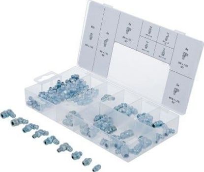 Assortment, grease nipples 110-piece Grease Nipple Assortment