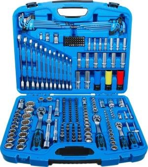Socket Wrench Set 176-piece Socket Set, 1/4" + 3/8" + 1/2"